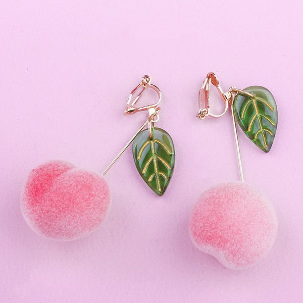 silver new s925 peach earrings small fresh fruit girlfriends the same sweet and lovely, Golden
silver new s925 peach earrings small fresh fruit girlfriends the same sweet and lovely, Golden
