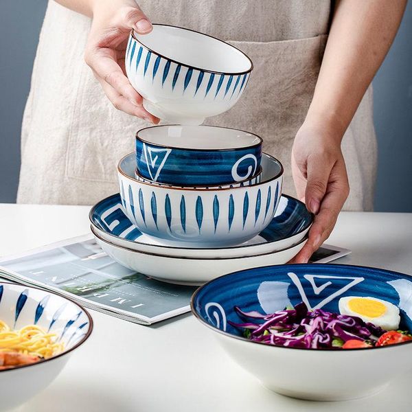 dishes & plates ceramic dinner and bowls blue creative japanese retro kiln changed tableware dinnerware set plate platos de cena
dishes & plates ceramic dinner and bowls blue creative japanese retro kiln changed tableware dinnerware set plate platos de cena