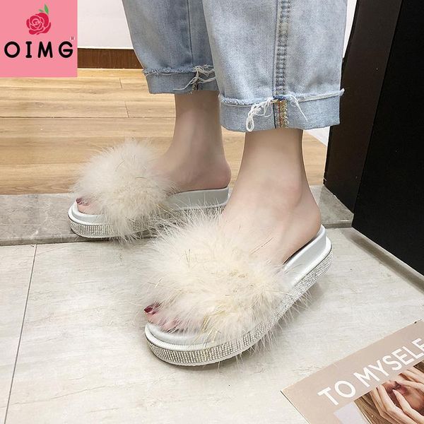 slippers oimg women's shoes women home furry flat sandals female cute fluffy house rhinestone zapatillas mujer, Black
slippers oimg women's shoes women home furry flat sandals female cute fluffy house rhinestone zapatillas mujer, Black