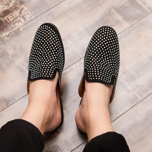 slippers men sandals 2021 summer half shoe pu leather beach causal lazy slip-on slides flip flops moccasins, Black
slippers men sandals 2021 summer half shoe pu leather beach causal lazy slip-on slides flip flops moccasins, Black