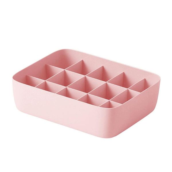 storage boxes & bins underwear box plastic basket stackable container with 15-compartment divider for bra panties socks(pink)
storage boxes & bins underwear box plastic basket stackable container with 15-compartment divider for bra panties socks(pink)