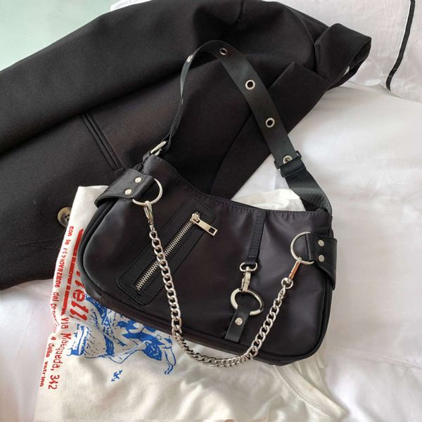 simple ladi nylon handle bag fashion dign women wide strap shoulder underarm cool girls chain tote purse handbags
simple ladi nylon handle bag fashion dign women wide strap shoulder underarm cool girls chain tote purse handbags