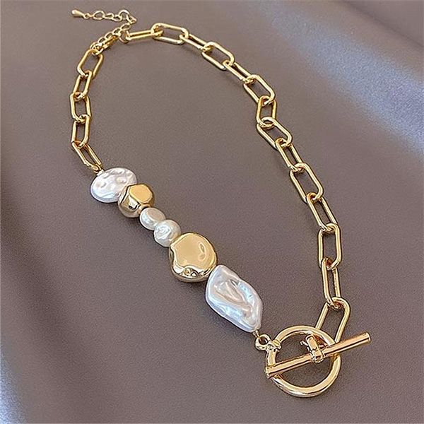 chains 2021 vintage baroque pearl necklace female niche design sense french luxury ins versatile choker, Silver
chains 2021 vintage baroque pearl necklace female niche design sense french luxury ins versatile choker, Silver