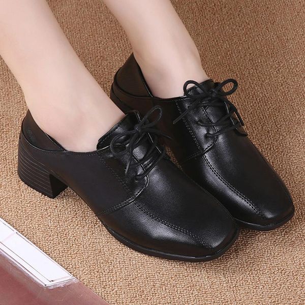 dress shoes 2021 spring autumn women's leather casual classic black lace up shoe woman waterproof comfortable mid heel for women
dress shoes 2021 spring autumn women's leather casual classic black lace up shoe woman waterproof comfortable mid heel for women