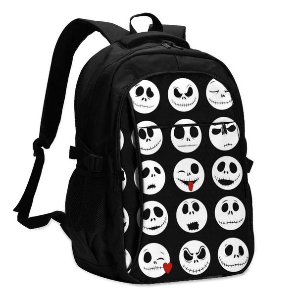backpack usb charge women halloween faces silhouettes student letters print school bag teenager girls
backpack usb charge women halloween faces silhouettes student letters print school bag teenager girls