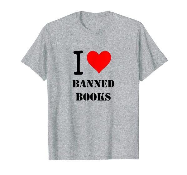 i love reading banned books t-shirt, White;black