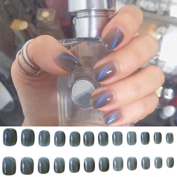 false nails 24pcs blue cat eye design full cover decal nail art accessory sticker, Red;gold
false nails 24pcs blue cat eye design full cover decal nail art accessory sticker, Red;gold
