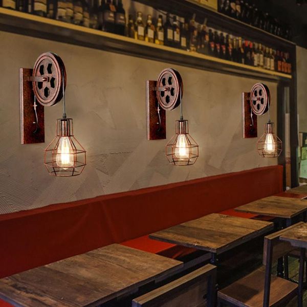 wall lamp e27 iron loft lantern fixtures living room lifting pulley cafe rustic home corridor retro industrial sconce light
wall lamp e27 iron loft lantern fixtures living room lifting pulley cafe rustic home corridor retro industrial sconce light