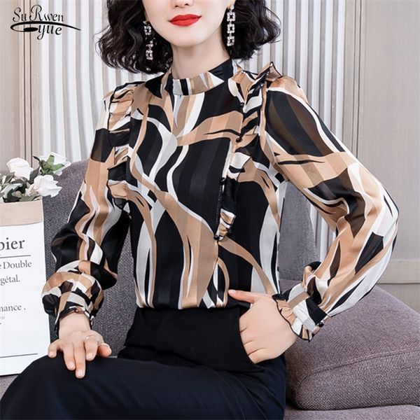 2021 spring ladies long sleeve striped women blouse casual stand collar pullover shirts women blusas mujer de moda 8167 50 210225, White
2021 spring ladies long sleeve striped women blouse casual stand collar pullover shirts women blusas mujer de moda 8167 50 210225, White