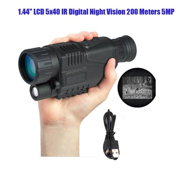 hunting cameras ir digital night vision scope infrared monocular recording telescope 5x 5mp camera take video po or picture 29-0003
hunting cameras ir digital night vision scope infrared monocular recording telescope 5x 5mp camera take video po or picture 29-0003