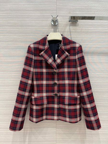 british style red plaid suit coat for women spring 2021 fine quality wool blazers coat fashion single breasted plaid coats, Black;brown
british style red plaid suit coat for women spring 2021 fine quality wool blazers coat fashion single breasted plaid coats, Black;brown