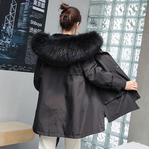 women's fur & faux women clothes 2021 real parka warm winter coat womens clothing manteau femme yy1061, Black
women's fur & faux women clothes 2021 real parka warm winter coat womens clothing manteau femme yy1061, Black