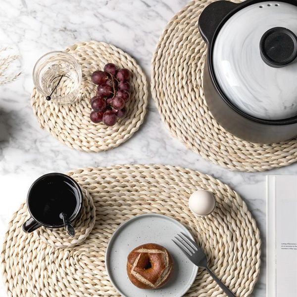 mats & pads japanese hand woven corn fur placemats bowl tea set heat insulation pot thickened plate
mats & pads japanese hand woven corn fur placemats bowl tea set heat insulation pot thickened plate