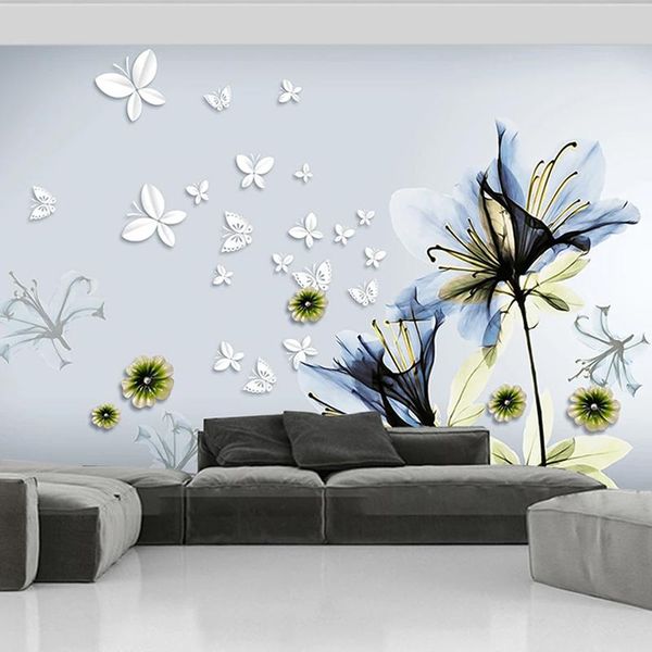 wallpapers modern abstract wallpaper 3d stereo butterfly transparent flower mural living room tv bedroom self-adhesive waterproof stickers
wallpapers modern abstract wallpaper 3d stereo butterfly transparent flower mural living room tv bedroom self-adhesive waterproof stickers