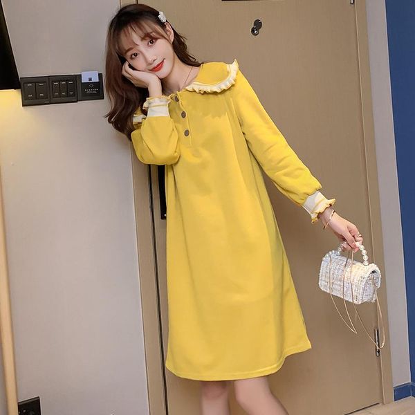 maternity dresses 9946# dress long sleeves midi plus size pregnancy loose large pregnant woman mom, White
maternity dresses 9946# dress long sleeves midi plus size pregnancy loose large pregnant woman mom, White