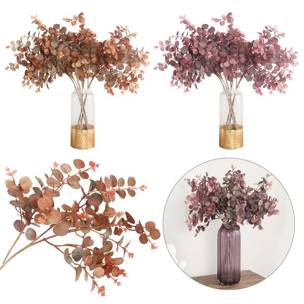 decorative flowers & wreaths 70cm autumn style eucalyptus leaf simulation silk plants fake branch potted table vase decor garden wedding par
decorative flowers & wreaths 70cm autumn style eucalyptus leaf simulation silk plants fake branch potted table vase decor garden wedding par
