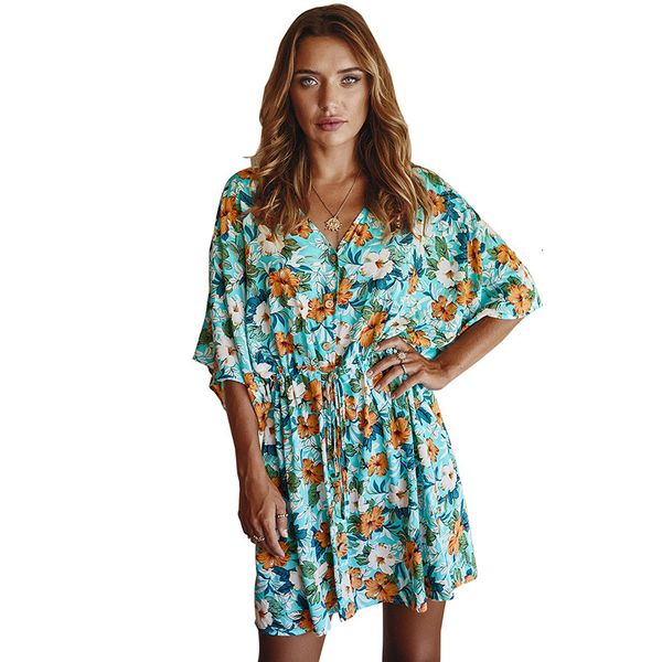 2021 new women print boho half sleeve deep v-neck button summer holiday beach lace up waist mini es l4mv, Black;gray
2021 new women print boho half sleeve deep v-neck button summer holiday beach lace up waist mini es l4mv, Black;gray