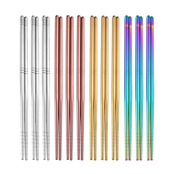chopsticks 8 12 pairs metal set reusable cutlery stick serving tableware chinese noodles korean sushi tools chopstick
chopsticks 8 12 pairs metal set reusable cutlery stick serving tableware chinese noodles korean sushi tools chopstick