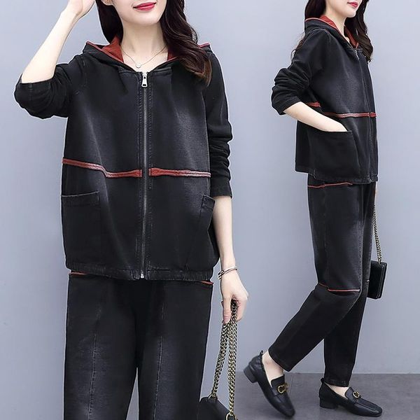 casual 2 piece sets women's pink tracksuits set pocket hoodies sweatsuits vintage plus size and pants two piece sportsuits, White 
casual 2 piece sets women's pink tracksuits set pocket hoodies sweatsuits vintage plus size and pants two piece sportsuits, White