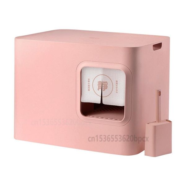 high-value cat litter box square fully enclosed cat toilet large splash-proof cats poop box deodorant pet supplies
high-value cat litter box square fully enclosed cat toilet large splash-proof cats poop box deodorant pet supplies