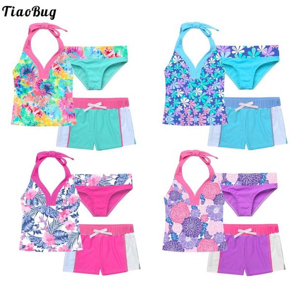 one-pieces tiaobug 3pcs kids girls summer swimming clothes set sleeveless halter neck shorts with briefs pattern printed swim suit, Black
one-pieces tiaobug 3pcs kids girls summer swimming clothes set sleeveless halter neck shorts with briefs pattern printed swim suit, Black