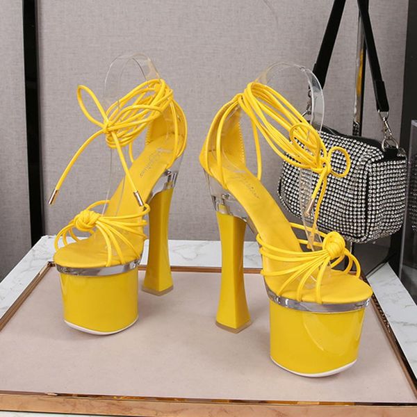 women lace-up sandals 34-43 large size women's shoes nightclub women high-heeled sandals, Black
women lace-up sandals 34-43 large size women's shoes nightclub women high-heeled sandals, Black