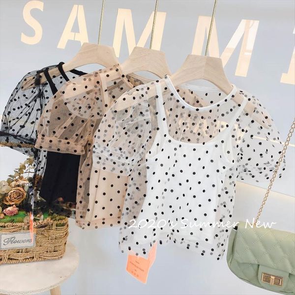 summer baby girl lace t shirt suit vest mesh 2pcs toddler teen child tank dot puff sleeve clothes 1, Blue
summer baby girl lace t shirt suit vest mesh 2pcs toddler teen child tank dot puff sleeve clothes 1, Blue