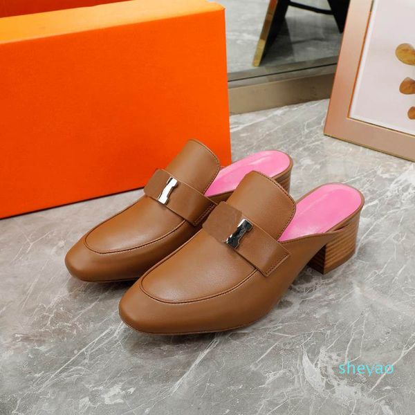 designer blossom slippers leather high heels women loafers kelly metal chain mules genuine velvet calfskin mule outdoor slipper 7664, Black
designer blossom slippers leather high heels women loafers kelly metal chain mules genuine velvet calfskin mule outdoor slipper 7664, Black