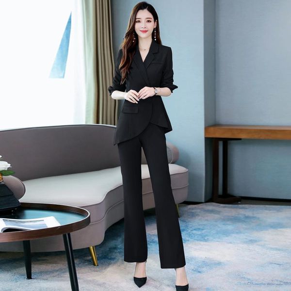 women's suit ladies irregular single-breasted suit two-piece (jacket + pants) ladies business formal business wear, White
women's suit ladies irregular single-breasted suit two-piece (jacket + pants) ladies business formal business wear, White