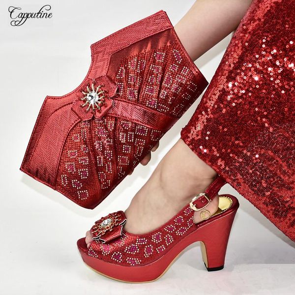 dress shoes red african party high heel with evening handbag set 9310-7 height .5cm, Black
dress shoes red african party high heel with evening handbag set 9310-7 height .5cm, Black