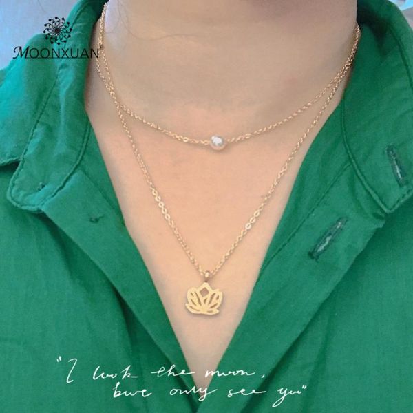 chains good karma alloy lotus flower gold sliver plated necklaces jewelry plant choker pendant necklace for women, Silver
chains good karma alloy lotus flower gold sliver plated necklaces jewelry plant choker pendant necklace for women, Silver