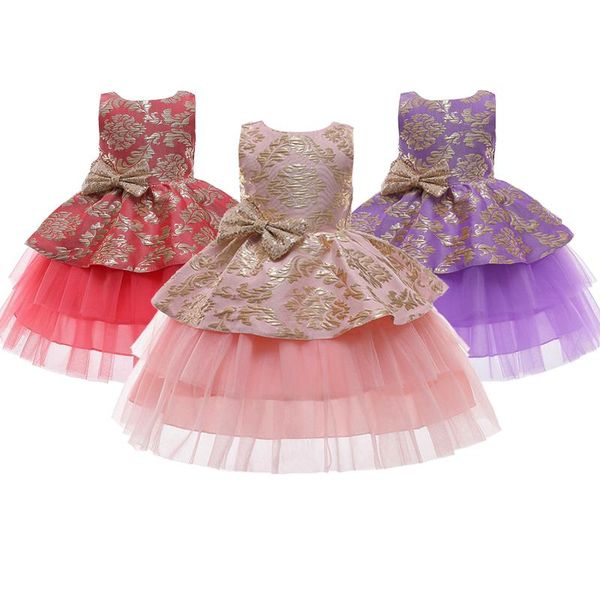 girl's dresses vintage jacquard girls dress birthday party costume summer mesh wedding princess for elegant baby girl clothes vestido, Red;yellow
girl's dresses vintage jacquard girls dress birthday party costume summer mesh wedding princess for elegant baby girl clothes vestido, Red;yellow