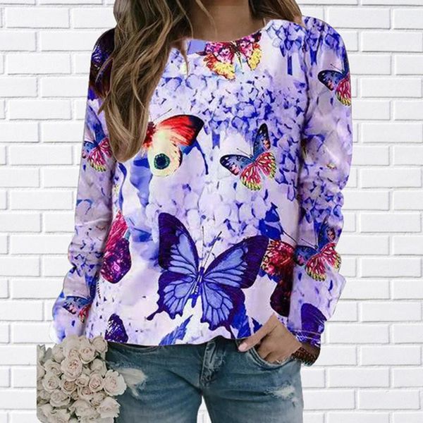 women's t-shirt o-neck women butterfly 3d animal print casual loose long sleeve 2021 spring autumn korean ladies pullover sj8558c, White
women's t-shirt o-neck women butterfly 3d animal print casual loose long sleeve 2021 spring autumn korean ladies pullover sj8558c, White