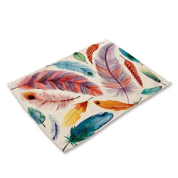 mats & pads non-slip insulation placemat for table dinner feather cotton linen home decor 42*32cm 0009
mats & pads non-slip insulation placemat for table dinner feather cotton linen home decor 42*32cm 0009