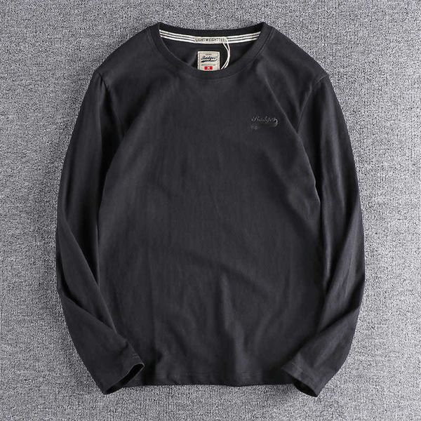 men's long sleeve round neck t-shirt, basic, elastic, cotton, simple, fashionable, multi-functional, lapel, 2021, new series 294, Black
men's long sleeve round neck t-shirt, basic, elastic, cotton, simple, fashionable, multi-functional, lapel, 2021, new series 294, Black
