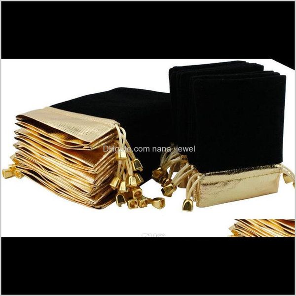 100pcs gold side black velvet drawstring pouch bag/jewelry bag christmas/wedding gift bags mpnee rqz4y, Pink;blue
100pcs gold side black velvet drawstring pouch bag/jewelry bag christmas/wedding gift bags mpnee rqz4y, Pink;blue