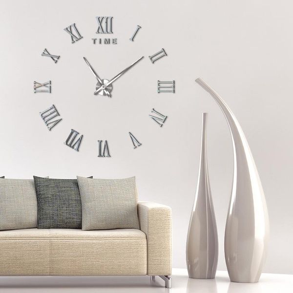 wall clocks diy creative roman numerals large size acrylic stickers clock mirror living room bedroom
wall clocks diy creative roman numerals large size acrylic stickers clock mirror living room bedroom