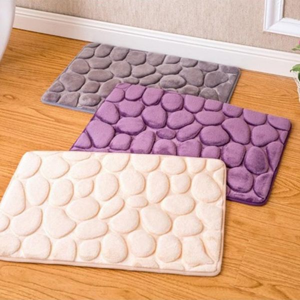 bath mats bathroom cobblestone flannel carpet non-slip pad floor water absorption rug home kitchen bedroom decoration 40x60cm
bath mats bathroom cobblestone flannel carpet non-slip pad floor water absorption rug home kitchen bedroom decoration 40x60cm