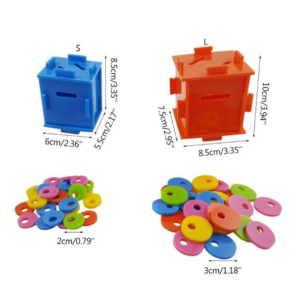 other bird supplies 2021 parrot color separation coin box intelligence develop training puzzle toys
other bird supplies 2021 parrot color separation coin box intelligence develop training puzzle toys