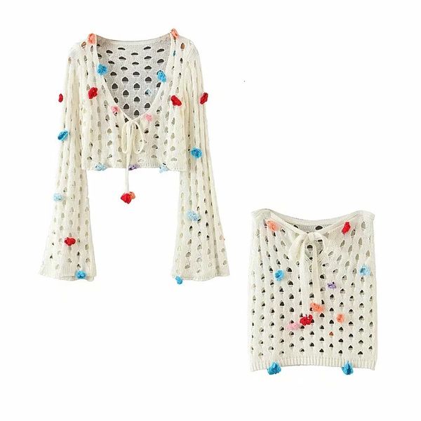 two piece dress 2021 summer knitting women sets hollow out v-neck and skirts vrkt, White
two piece dress 2021 summer knitting women sets hollow out v-neck and skirts vrkt, White