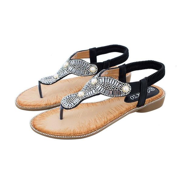 sandals clip toe women's flat bottom 2021 shoes round head pearl fashion platform wedges, Black
sandals clip toe women's flat bottom 2021 shoes round head pearl fashion platform wedges, Black