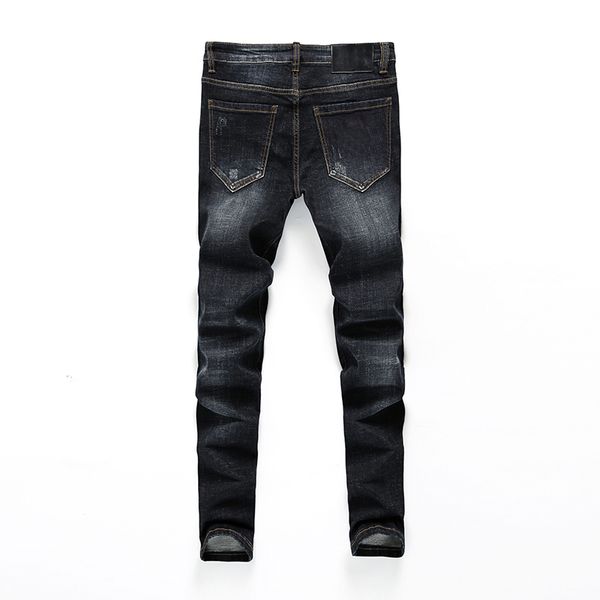 mens denim jeans black ripped pants fashion skinny broken style bike motorcycle rock revival jean size 28-40 --k670, Blue
mens denim jeans black ripped pants fashion skinny broken style bike motorcycle rock revival jean size 28-40 --k670, Blue