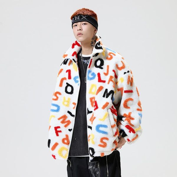 men's jackets colorful letter pattern fleece jacket for men winter fashion trends casual clothing teens plus size windbreaker coats str, Black;brown
men's jackets colorful letter pattern fleece jacket for men winter fashion trends casual clothing teens plus size windbreaker coats str, Black;brown