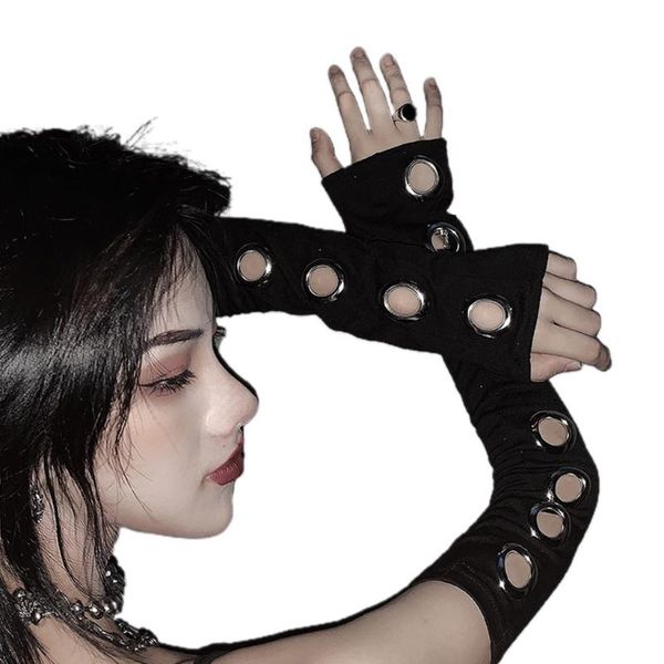 five fingers gloves punk gothic hand stretchy long fingerless sleeves arm warmer sleeve hollow out elbow length, Blue;gray
five fingers gloves punk gothic hand stretchy long fingerless sleeves arm warmer sleeve hollow out elbow length, Blue;gray