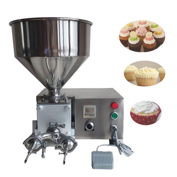 DHgate High Quality Cream Puff Filling Machine stainless steel Jam Filler Puff Filling Machine cream inject bread filler machine listed by DHgate