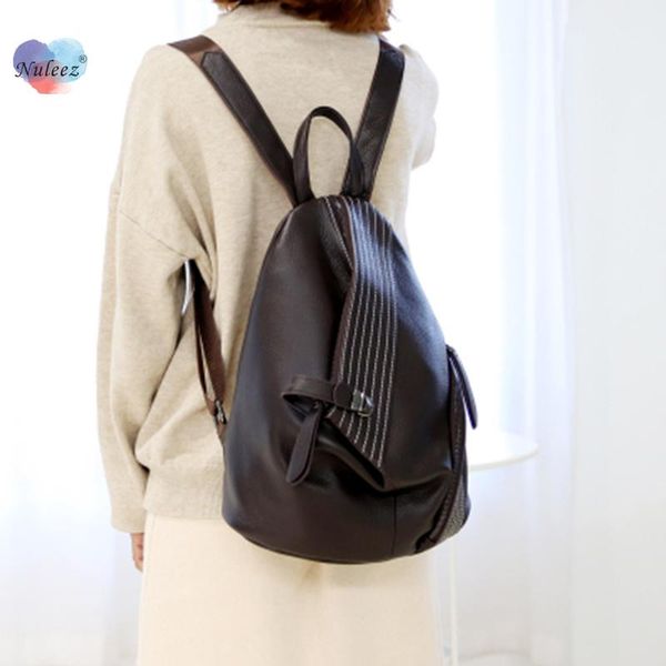 backpack nuleez big large travelling bag genuine leather prevention of thievery with lock 959#
backpack nuleez big large travelling bag genuine leather prevention of thievery with lock 959#