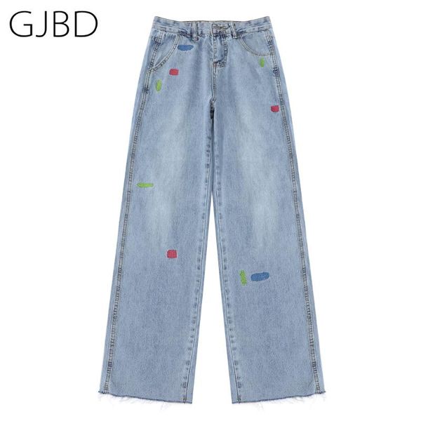 women's jeans 2021 spring casual harajuku streetwear high waist denim trouser vintage embroidery femme wide leg split pants, Blue
women's jeans 2021 spring casual harajuku streetwear high waist denim trouser vintage embroidery femme wide leg split pants, Blue