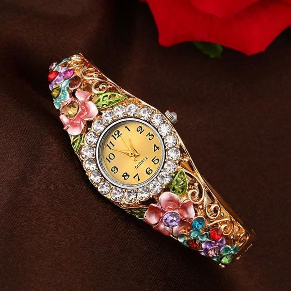 aimecor women watches bracelet quartz luxury crystal flower bracelet watch relogio feminino ladies watch 3, Slivery;brown
aimecor women watches bracelet quartz luxury crystal flower bracelet watch relogio feminino ladies watch 3, Slivery;brown