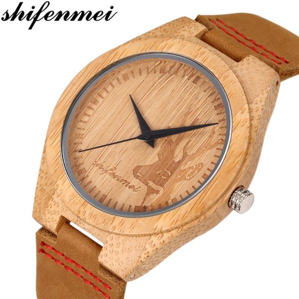 wristwatches women's watches women quartz bamboo wood watch leather band handmade wristwatch erkek kol saati side deer, Slivery;brown
wristwatches women's watches women quartz bamboo wood watch leather band handmade wristwatch erkek kol saati side deer, Slivery;brown
