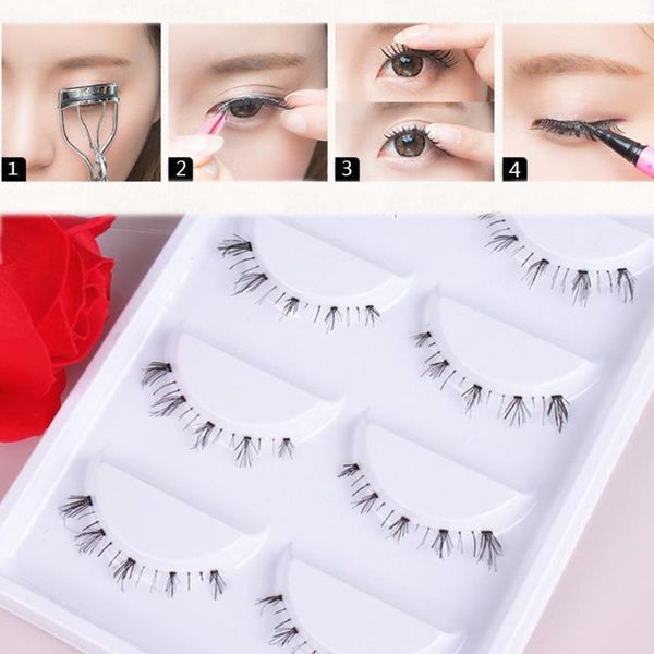 false eyelashes eye makeup lash tools 5 pairs black five of lower transparent stem extension
false eyelashes eye makeup lash tools 5 pairs black five of lower transparent stem extension